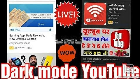 How to Enable YouTube Dark mode \ black Theme......no app\no root.....2020 New video.....must watch