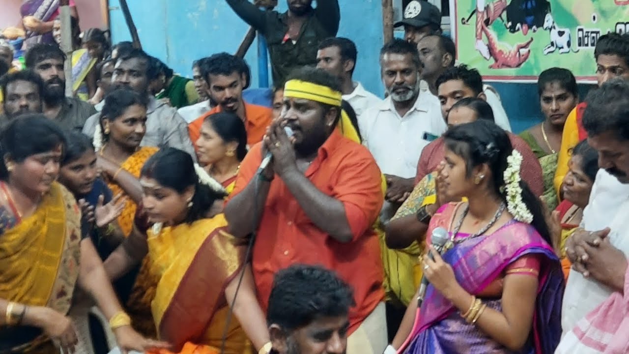 கொட்டும் மழையில் 3 மணிநேரம் கும்மியாட்டம் - காரைக்குடி முத்துமாரியம்மன் கோவில் 6ம் நாள் திருவிழா