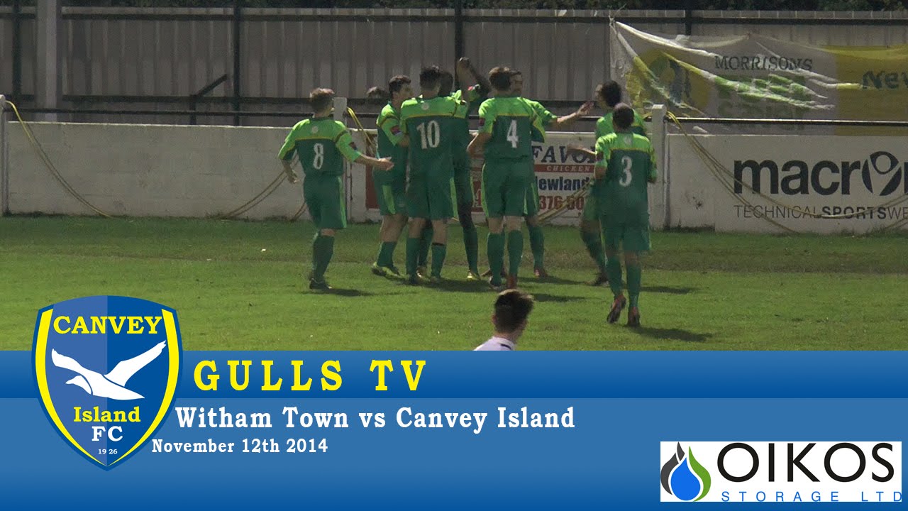 football score Witham Town 0-1 Canvey Island - 11 November 2014