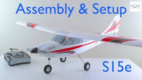 E Flite Apprentice S15e Unboxing Part 2: Assembly, Setup, Binding and Mod