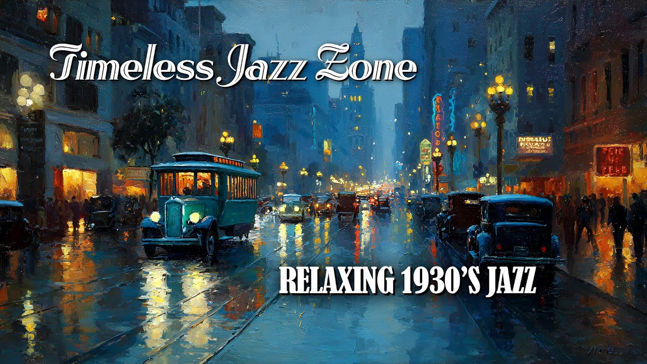 Relaxing Jazz 1930s Nostalgic Futuristic Visuals 11 Hour Chill Jazz Vibes011