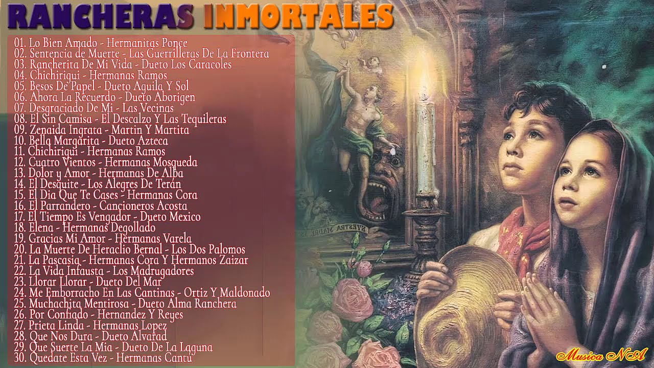 CANCIONES PARA RECORDAR EL RANCHO MIX DE 30 EXITOS DE ANTAÑO PEGADITOS - RANCHERAS INMORTALES