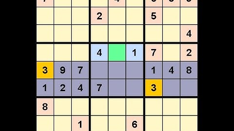 How to Solve Washington Times Sudoku Difficult October 4, 2021