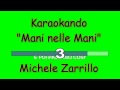 Karaoke Italiano - Mani nelle Mani - Michele Zarrillo ( Testo )