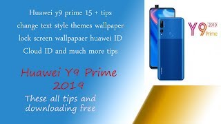 Change text style on huawei y9 prime / Huawei y9 prime 2019 tips / Change themes on huawei y9 prime screenshot 3