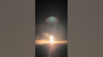 Nuclear 2 Stage “GREEN FLARE” Rocket 🚀☢️#fireworks #shorts #explosion #diwali #rocket #strobe