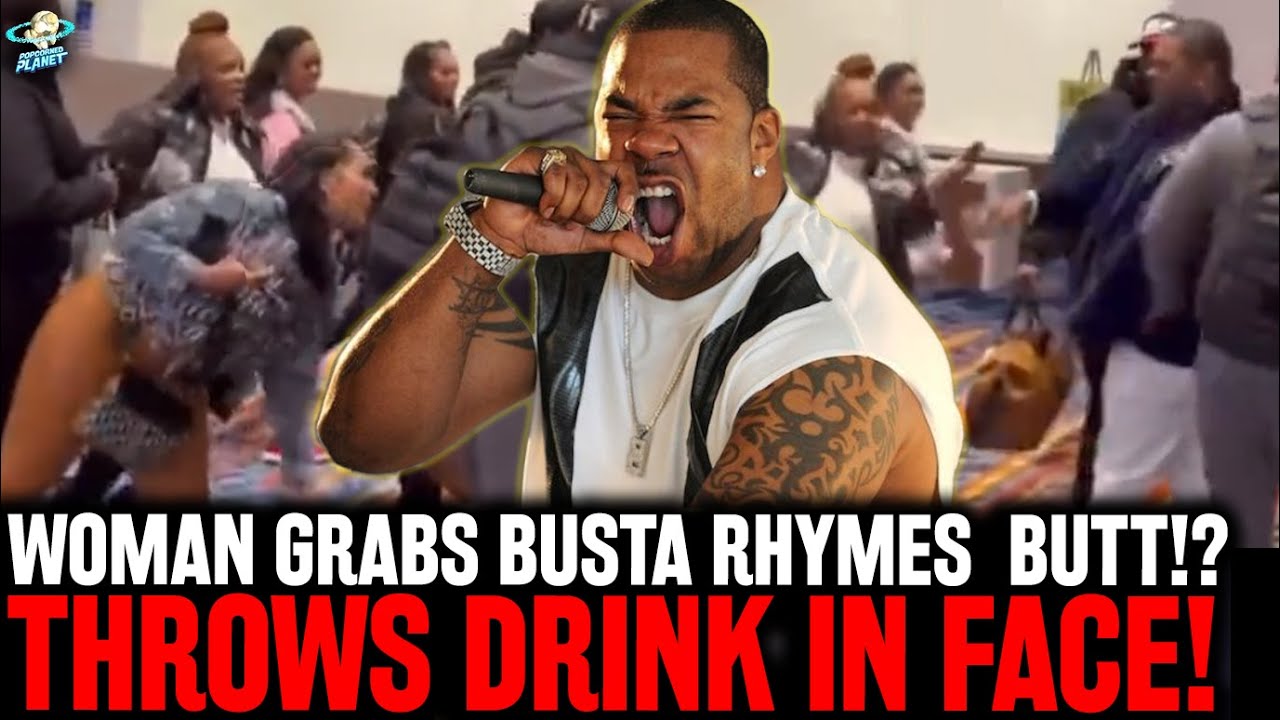 Busta Rhymes Tossed The Courvoisier On Women That Tapped His Butt [VIDEO]