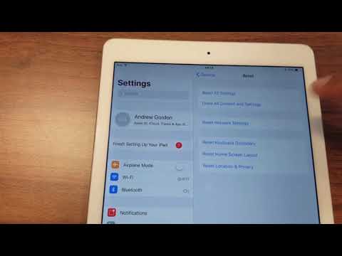 Video: Kuinka voin palauttaa iPad 5:n tehdasasetukset?