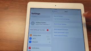iPad Factory Reset - Wipe  Clean- Delete all data - All iPads