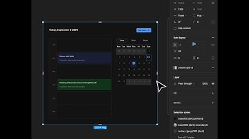 Responsive Calendar Layout in Figma