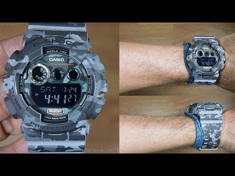 CASIO G-SHOCK CAMOUFLAGE GD-120CM-8 - UNBOXING