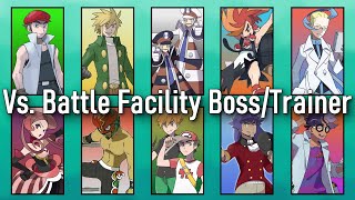 Pokémon Music - All Battle Facility Boss/Trainer Battle Themes from the Core Series