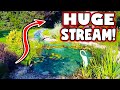 50 Foot Stream That COLLECTS RAINWATER!!