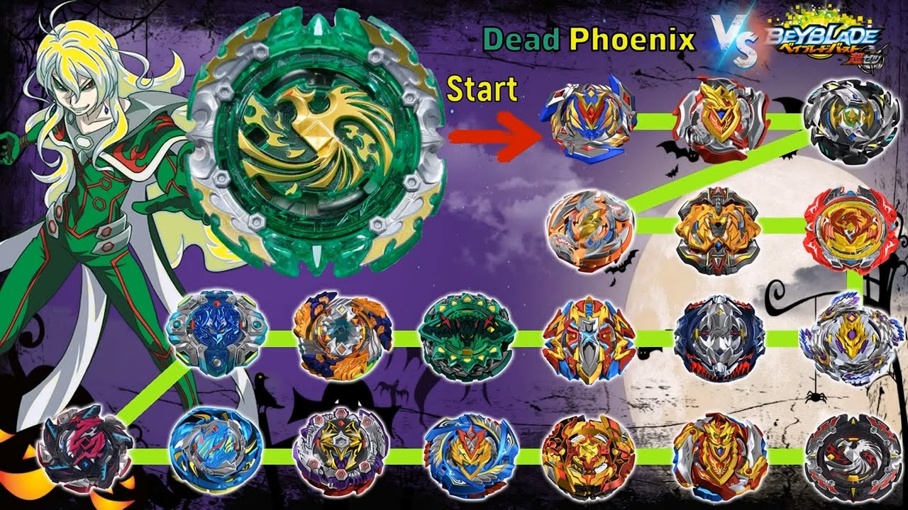 Beyblade Burst Cho-Z Poison Dead Phoenix VS ALL Season 3 Marathon
