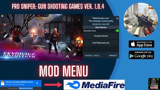 HƯỚNG DẪN HACK / MOD GAME: PRO SNIPER: GUN SHOOTING GAMES V 1.8.4 (MOD MENU) #hackmodgame #prosniper screenshot 1