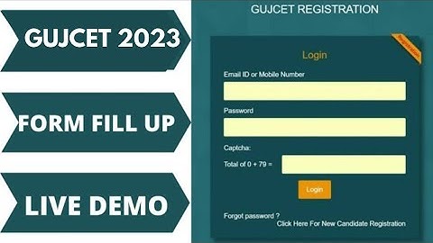 How to fill GUJCET 2023 form|| GUJCET 2023 form kaise bhare|| Live Demo
