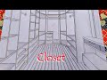 Como Desenhar: Closet c/ 01 Ponto de Fuga. Siga o Passo a Passo do vídeo.