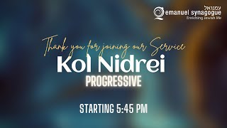 Yom Kippur Kol Nidrei- Progressive Stream