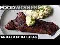 Grilled “Chili” Steak with Garlic Lime Butter – Thinking Outside the Bowl FRESSSHGT