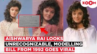 Aishwarya Rais Old Modelling Payment Slip Breaks The Internet Fans React