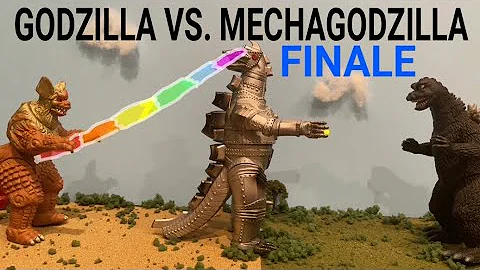 GODZILLA VS. MECHAGODZILLA FINALE (Stop motion animation)