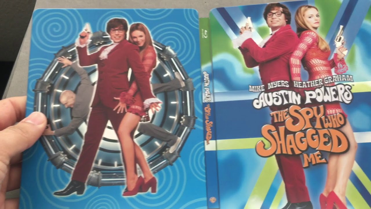 AUSTIN POWERS: THE SPY WHO SHAGGED ME ZAVVI STEELBOOK BLU RAY REVIEW + UNBOXING - YouTube