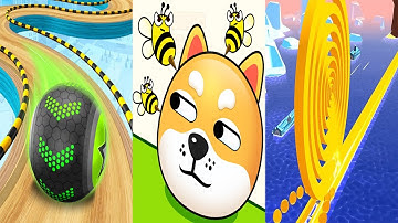 Going Balls VS Save The Dog VS Spiral Roll - Android iOS Gameplay Ep 1