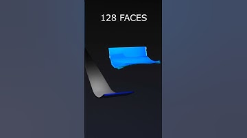 48 vs 5k FACES cloth simulation! Blender 3D. 🔥💥.#shorts #tiktok #animation #blender #roblox #games