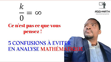5 confusions à éviter en analyse mathématique.