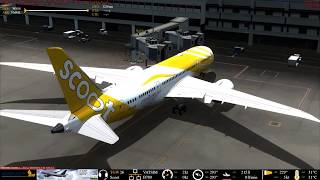 [FSX] QualityWings 787 WSSS to YMML on VATSIM! 10OCT2017 (Takeoff)