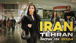 : Life Inside IRAN Capital City | Tehran Night Walk In Luxury Mall  