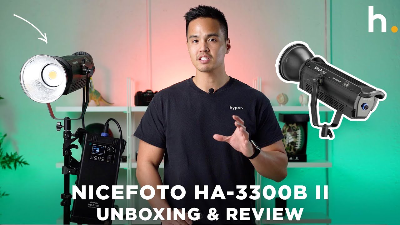 NiceFoto HA-3300B II LED Video Light | Unboxing & Review - YouTube
