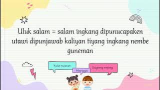 Materi Uluk Salam Mata Pelajaran Bahasa Jawa Kelas II