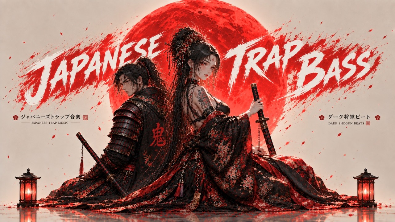 Japanese Trap Music ⚔️ Blood-Red Crimson Samurai | Dark Trap