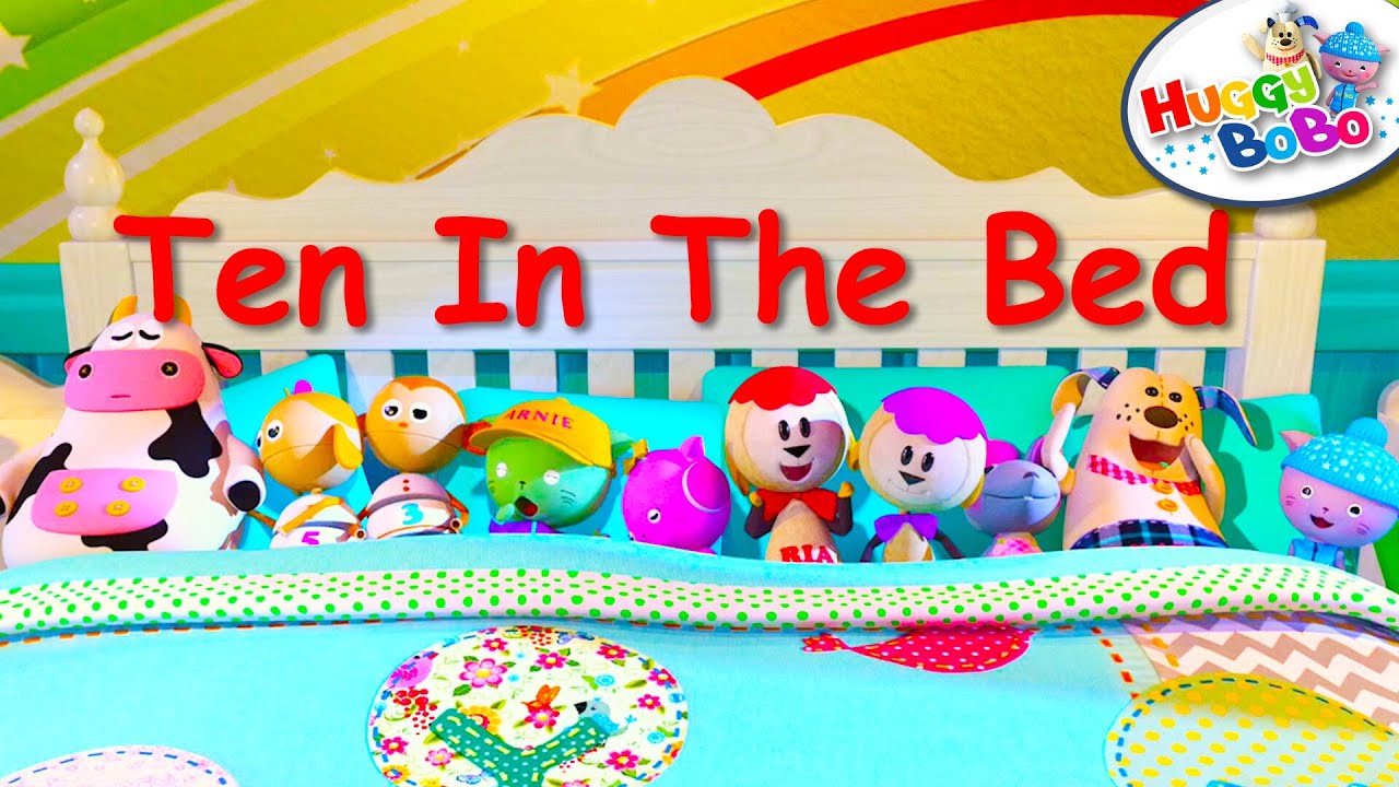 Ten In The Bed Song - 10 In The Bed + More Songs | Nursery Rhymes ...