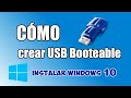 Cómo Сrear una Unidad USB Booteable - instalar Windows 10 en una PC y Conservar la Licencia MS🔹2025
