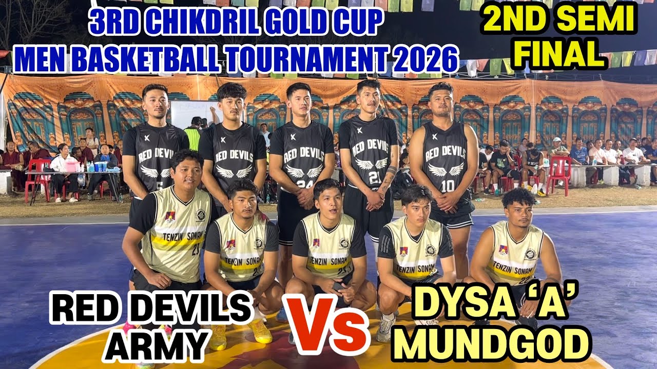 2ND SEMI FINAL || Red Devils Army Vs DYSA ‘A’ Mundgod || 3rd Chikdril Gold Cup Basketball Tournament