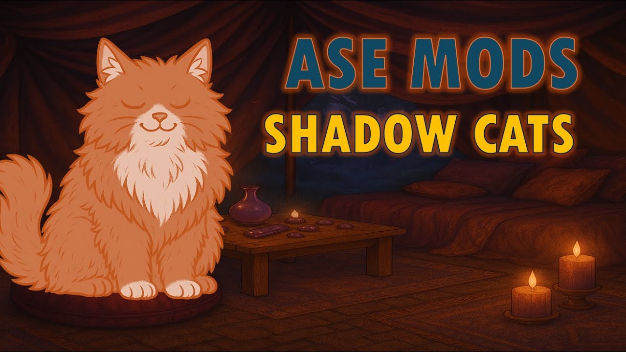 ASE Mods - 5 Shadow Cats for Shadow Sorcerer in BG3