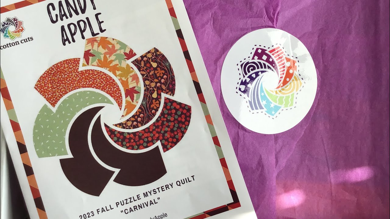 *NEW* 2023 Fall Puzzle Mystery Quilt *Carnival* - YouTube