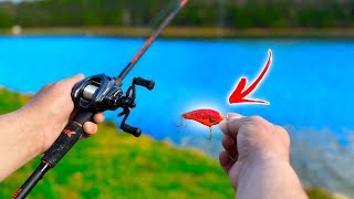 The most UNDERRATED spring bass fishing bait! (how to fish a balsa wood bait)