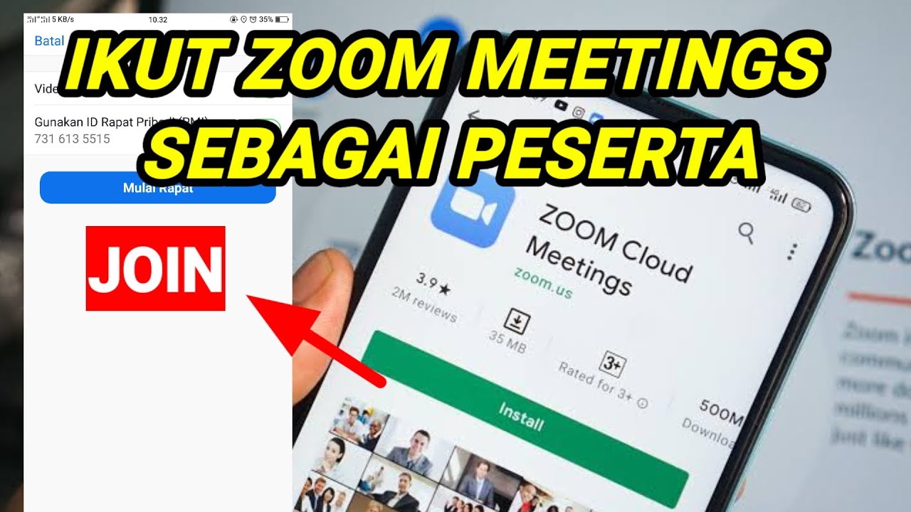 TERBARU!!! Bagaimana Cara join Zoom Meeting Sebagai Peserta Di Hp