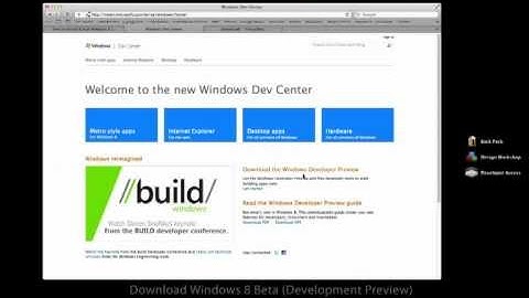 Windows 8 Development Preview as Virtual Machine on Mac OS X Lion