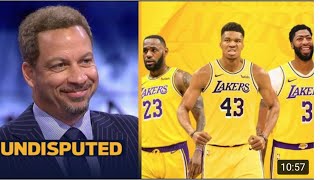 Chris Broussard , sad he would be shocked if Giannis joins The lebron and AD