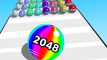 Ball Run 2048 🔴☀️⚡Gameplay Walkthrough All Levels Android ,iOS New Updates Sandwich runner