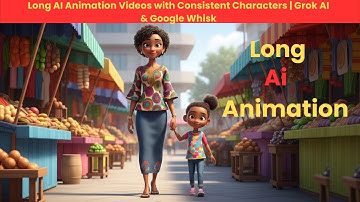 Long AI Animation Videos with Consistent Characters | Grok AI & Google Whisk