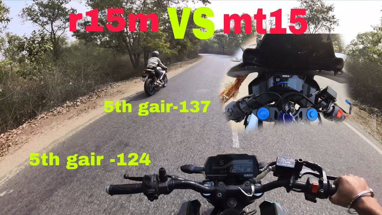 Gumla jata jate r15m vs mt15 mai mini drage race ho gya 😮😮