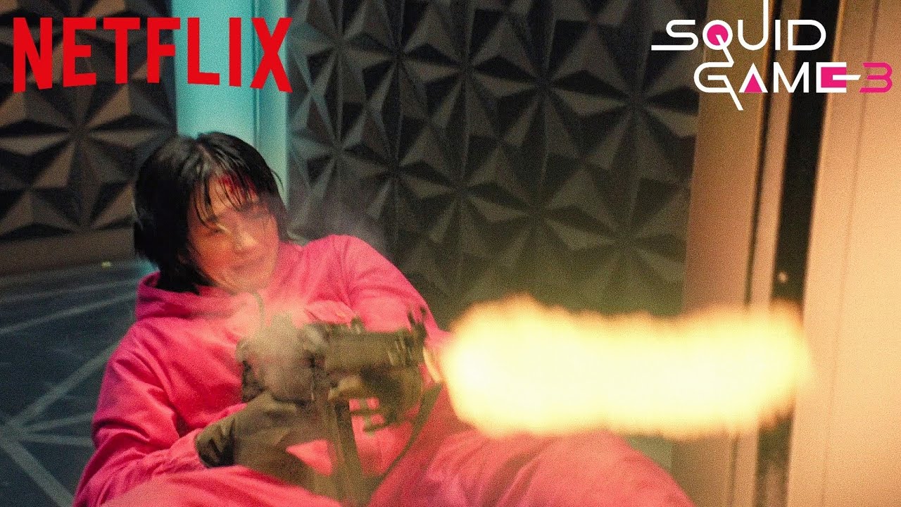 Guard 011 Kills Black Masked Officer | Squid Game Season 3 Episode 5 Clip