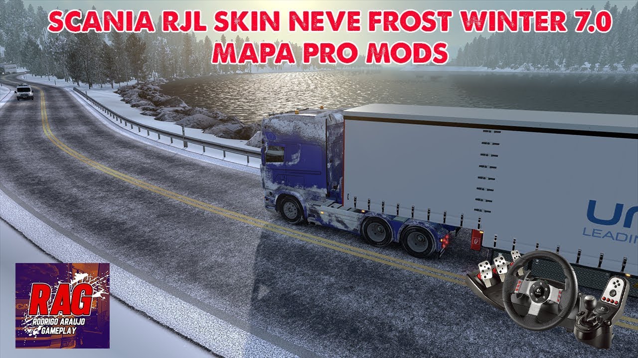 ETS2 - Skin Neve Scania RJL - Frost Winter 7.0 - Pro Mods ...