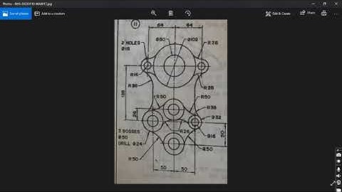 HOW TO USE TAN TAN RADIUS circle command in AutoCad exercise