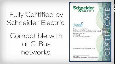 Translink C-Bus Gateway - Now Certified